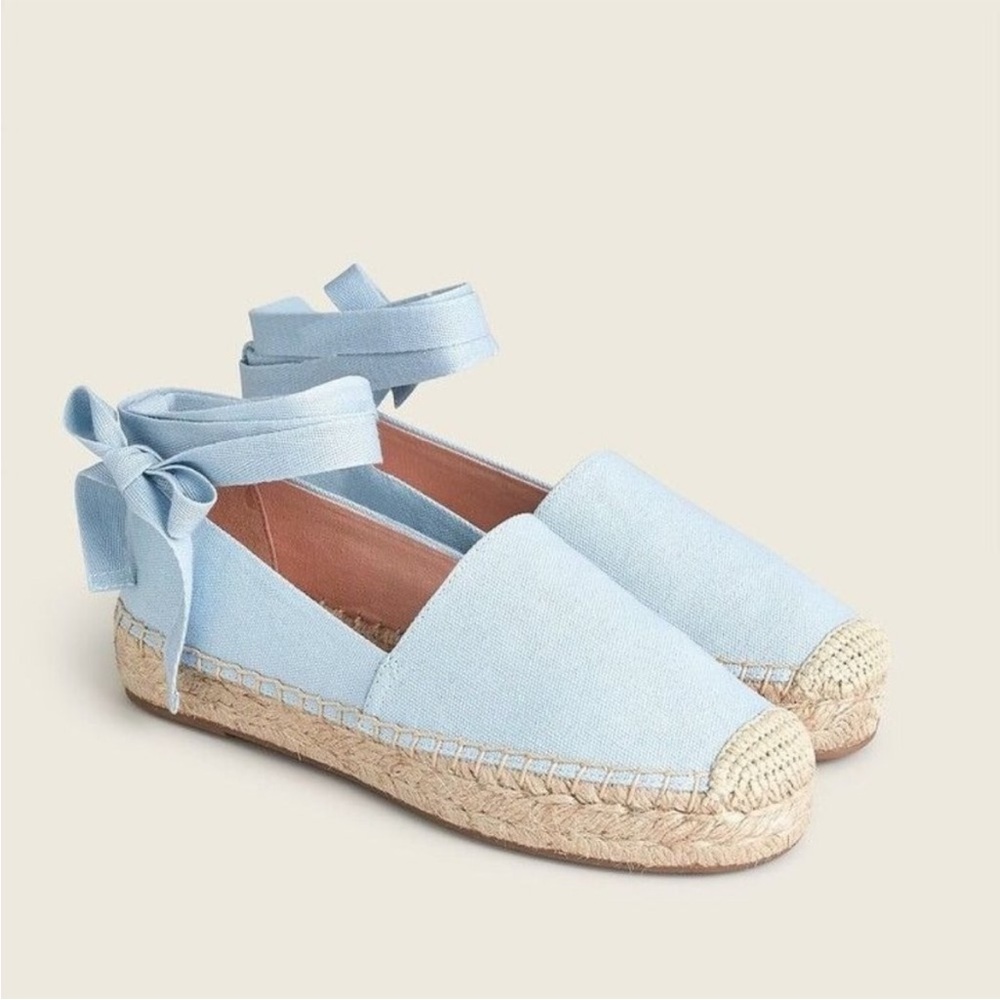 J.Crew Canvas espadrille flats